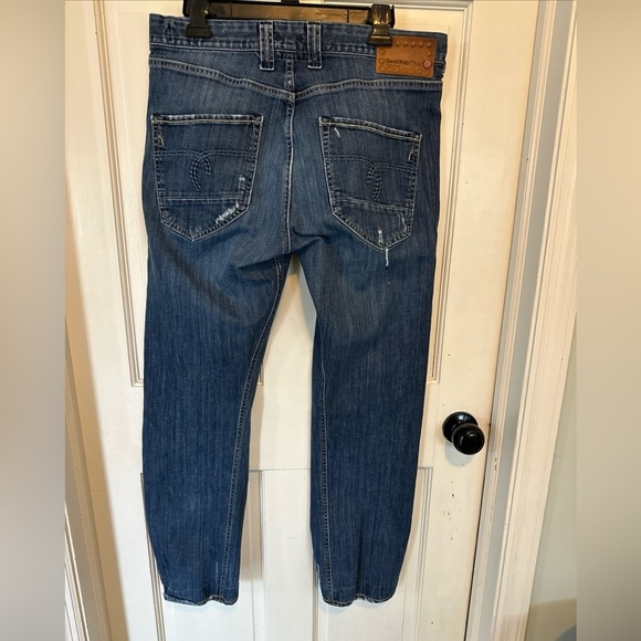 SEAL KAY INDEPENDENT DISTRESSED JEANS, Rahzel, Men’s, Size 34, Made in Italy, - Picture 2 of 16